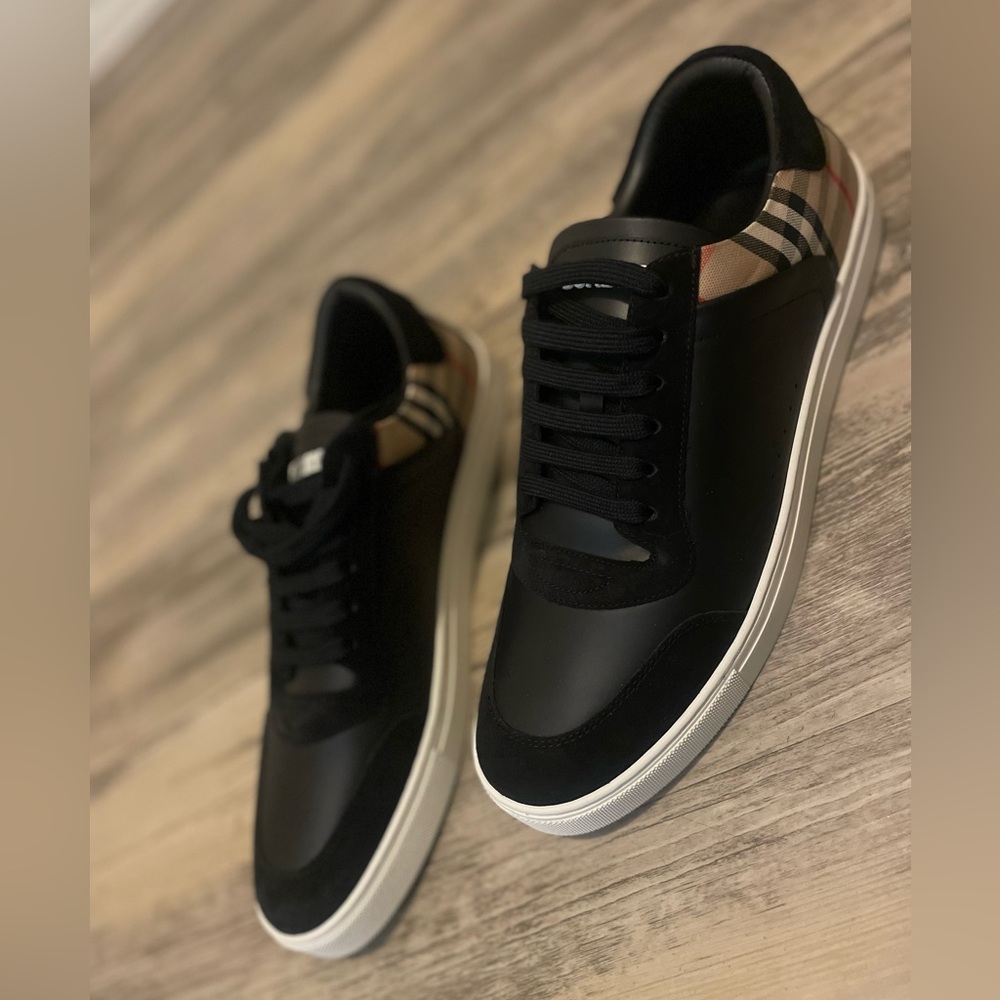 Authentic black Burberry shoes